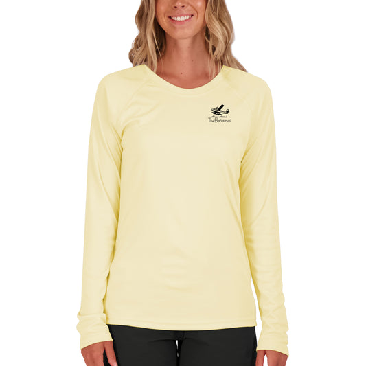 Vintage Destination The Bahamas Women's UPF 50 Long Sleeve