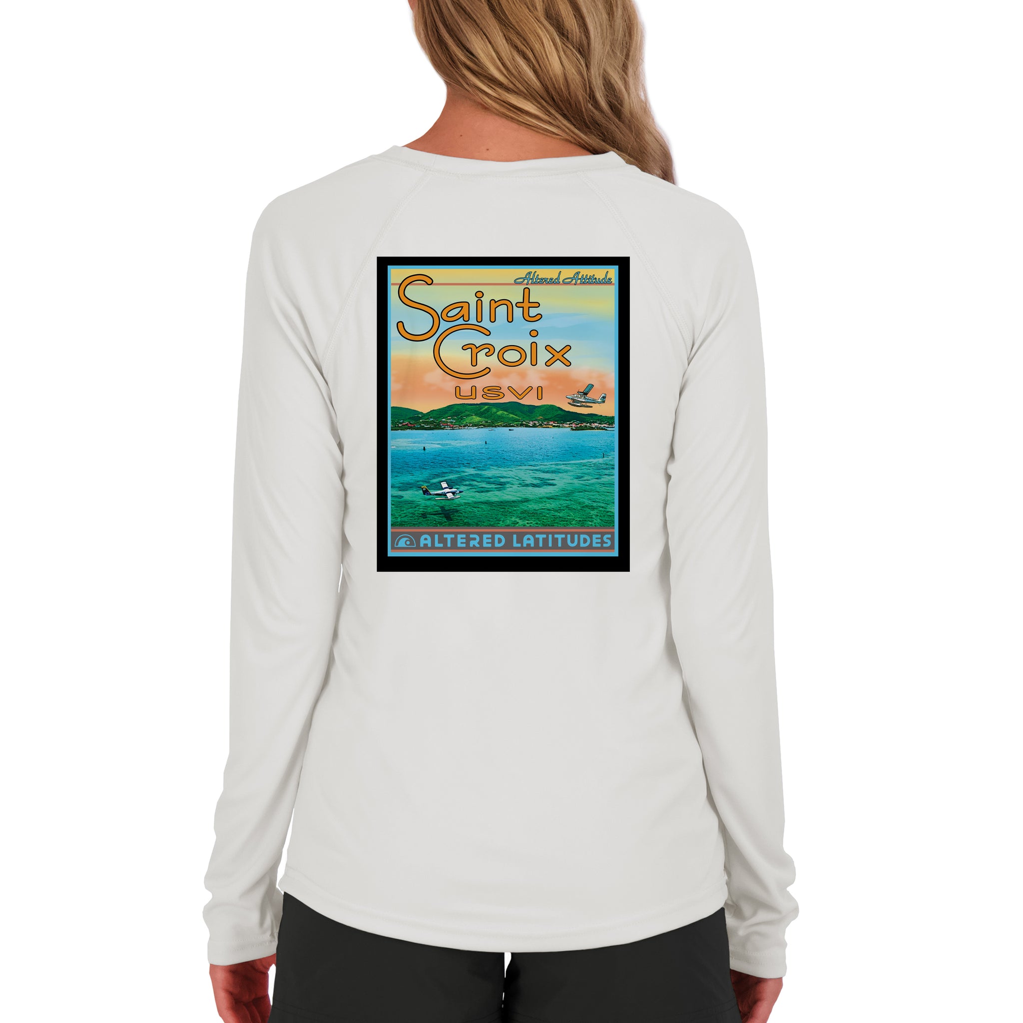 Vintage Destination St. Croix Women's UPF 50 Long Sleeve