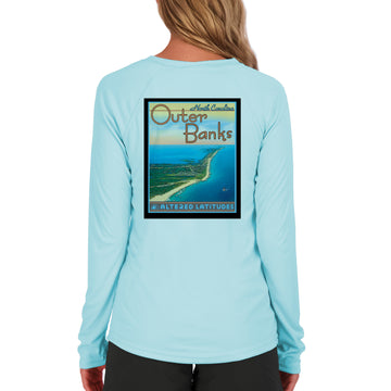 Vintage Destination Outer Banks Women's UPF 50 Long Sleeve