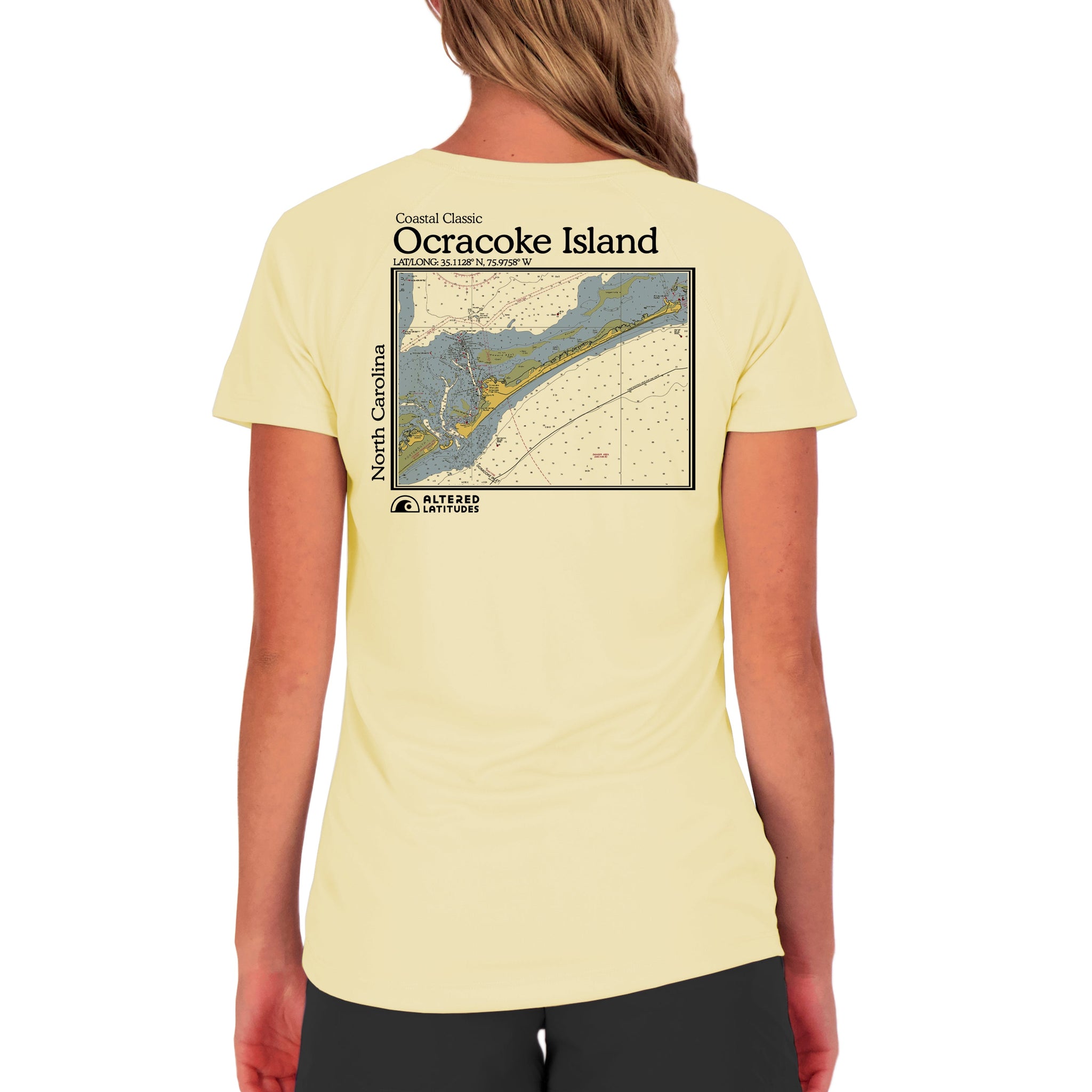 Coastal Classics Ocracoke Island Women's UPF 50 Short Sleeve