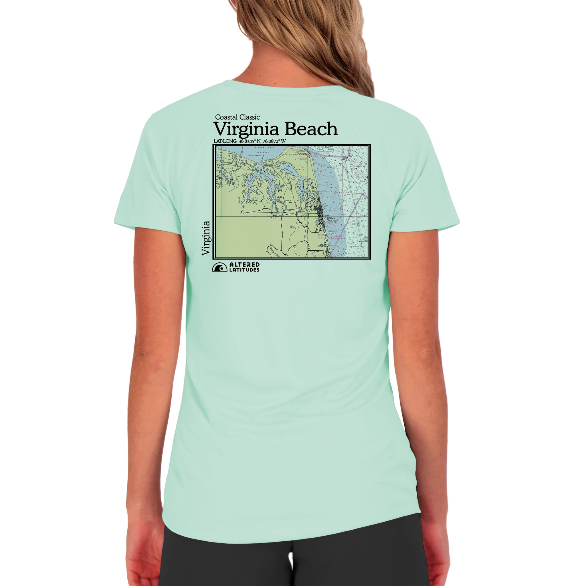 Coastal Classics Virginia Beach Women's UPF 50 Short Sleeve
