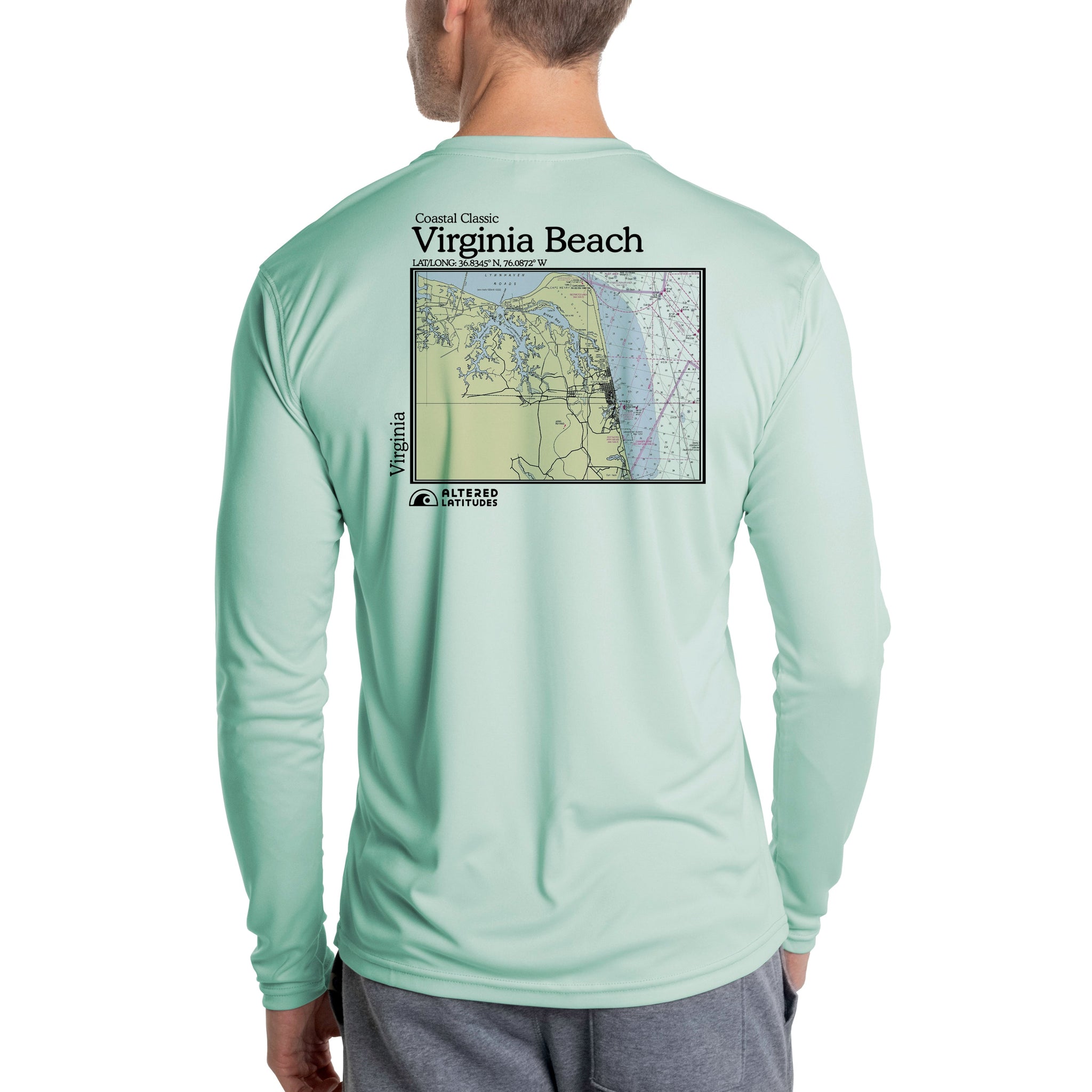 Coastal Classics Virginia Beach Men's UPF 50 Long Sleeve