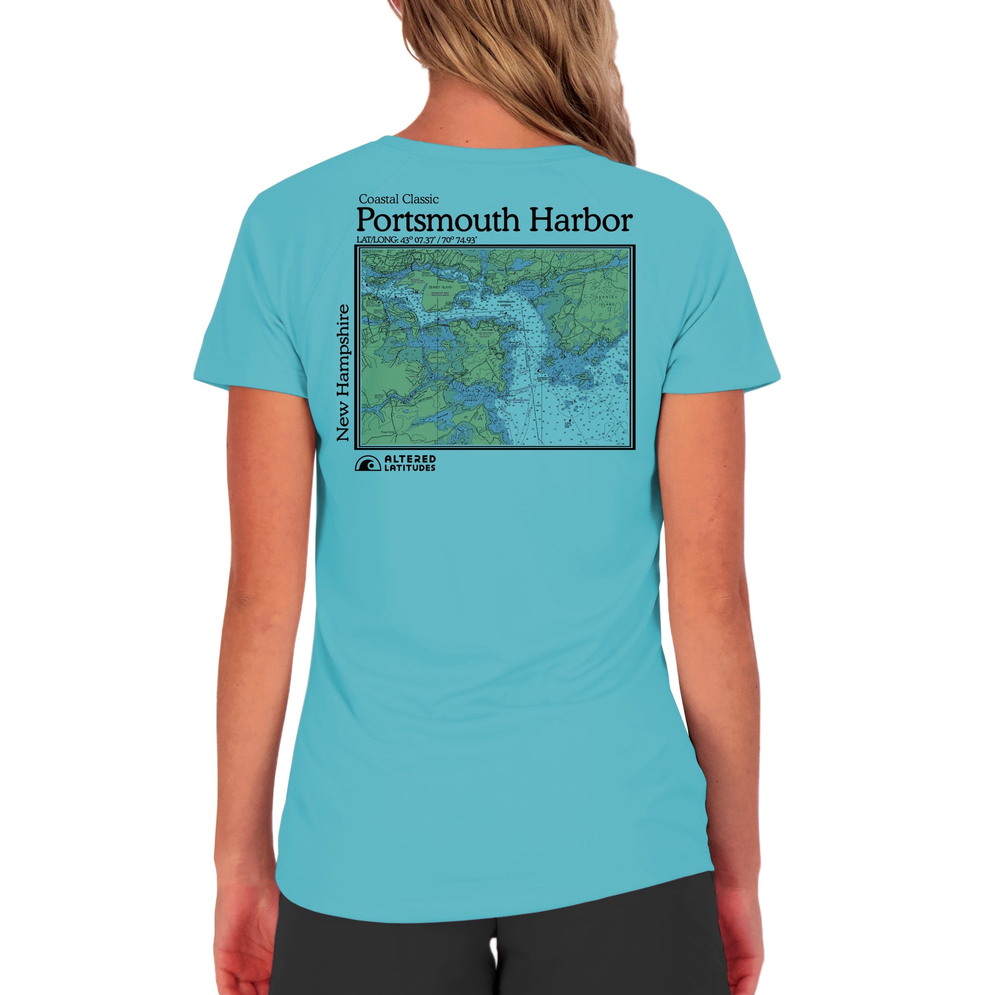 Coastal Classics Portsmouth Harbor Women's UPF 50 Short Sleeve