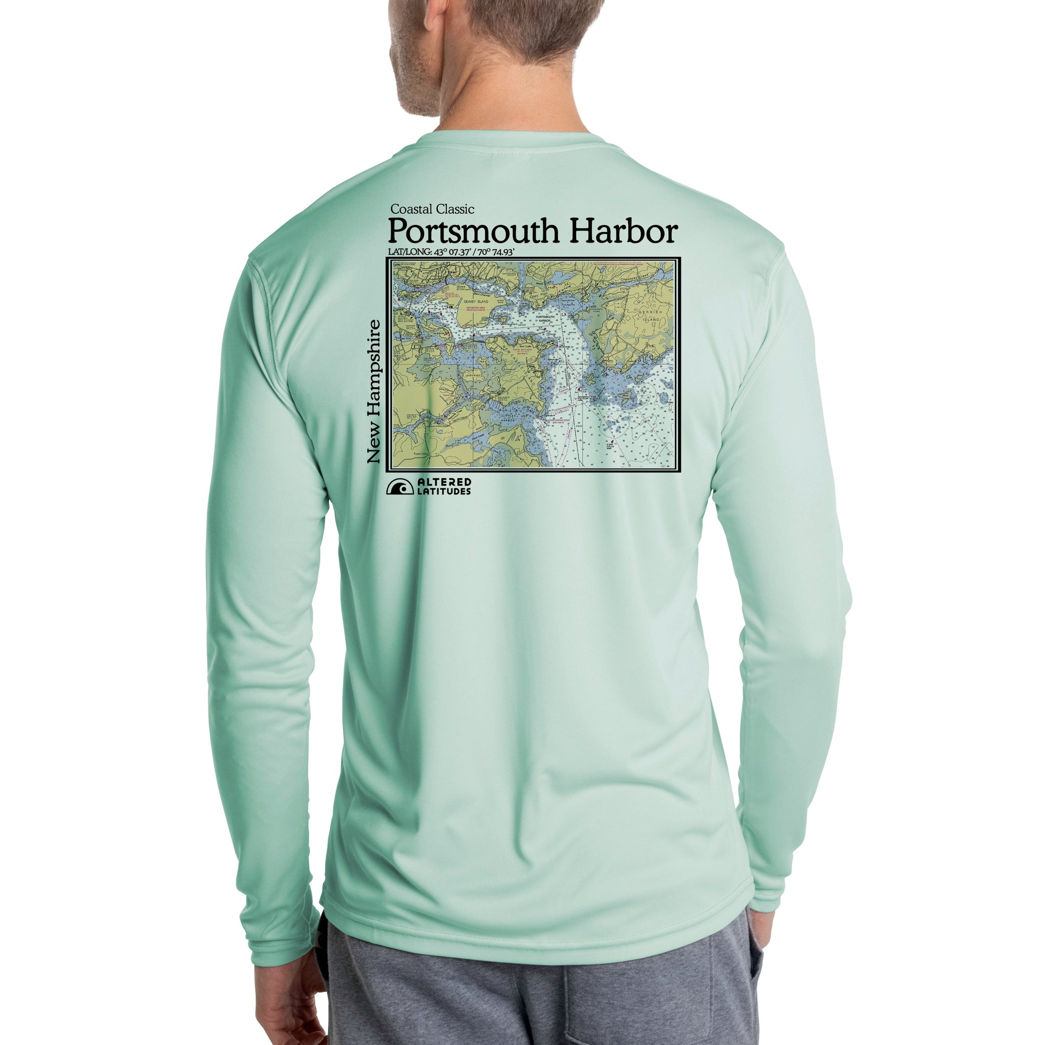 Coastal Classics Portsmouth Harbor Men's UPF 50 Long Sleeve