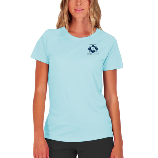 Coastal Quads Grand Cayman Women's UPF 50 Short Sleeve