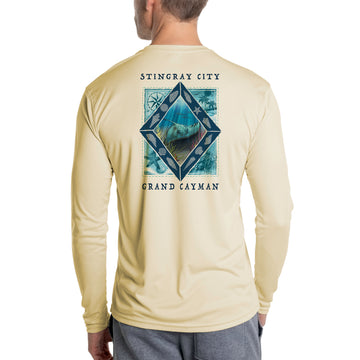 Coastal Quads Grand Cayman Men's UPF 50 Long Sleeve