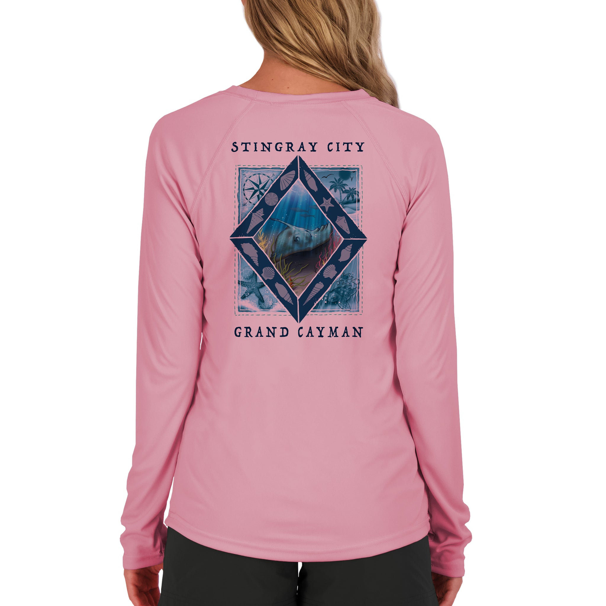 Coastal Quads Grand Cayman Women's UPF 50 Long Sleeve