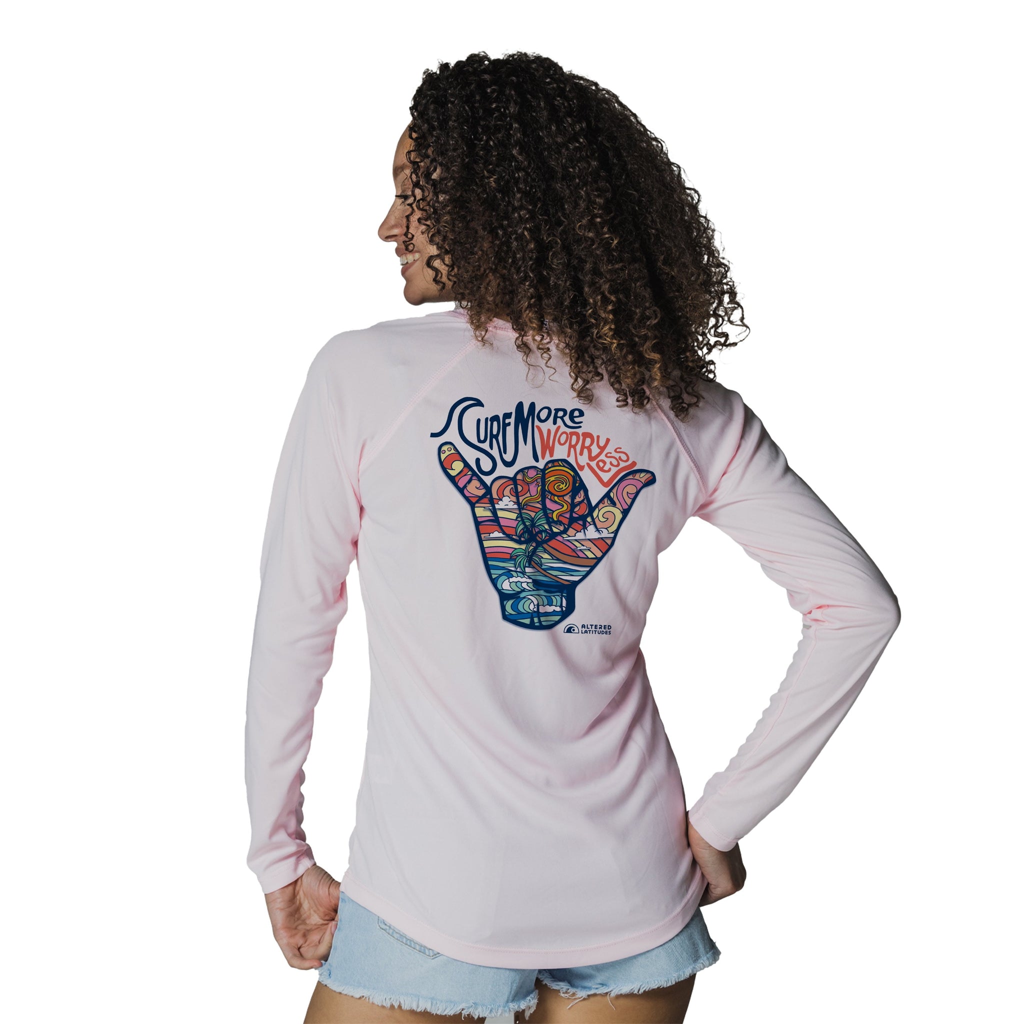 Women's Surf More Worry Less UPF 50 Long Sleeve