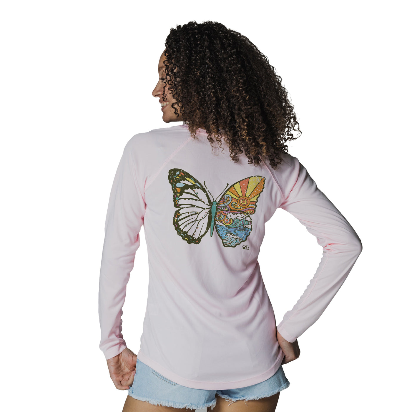Women's Butterfly UPF 50 Sun Protection Performance T-shirt