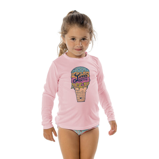 Toddler Drippy Ice Cream UPF 50+ Long Sleeve