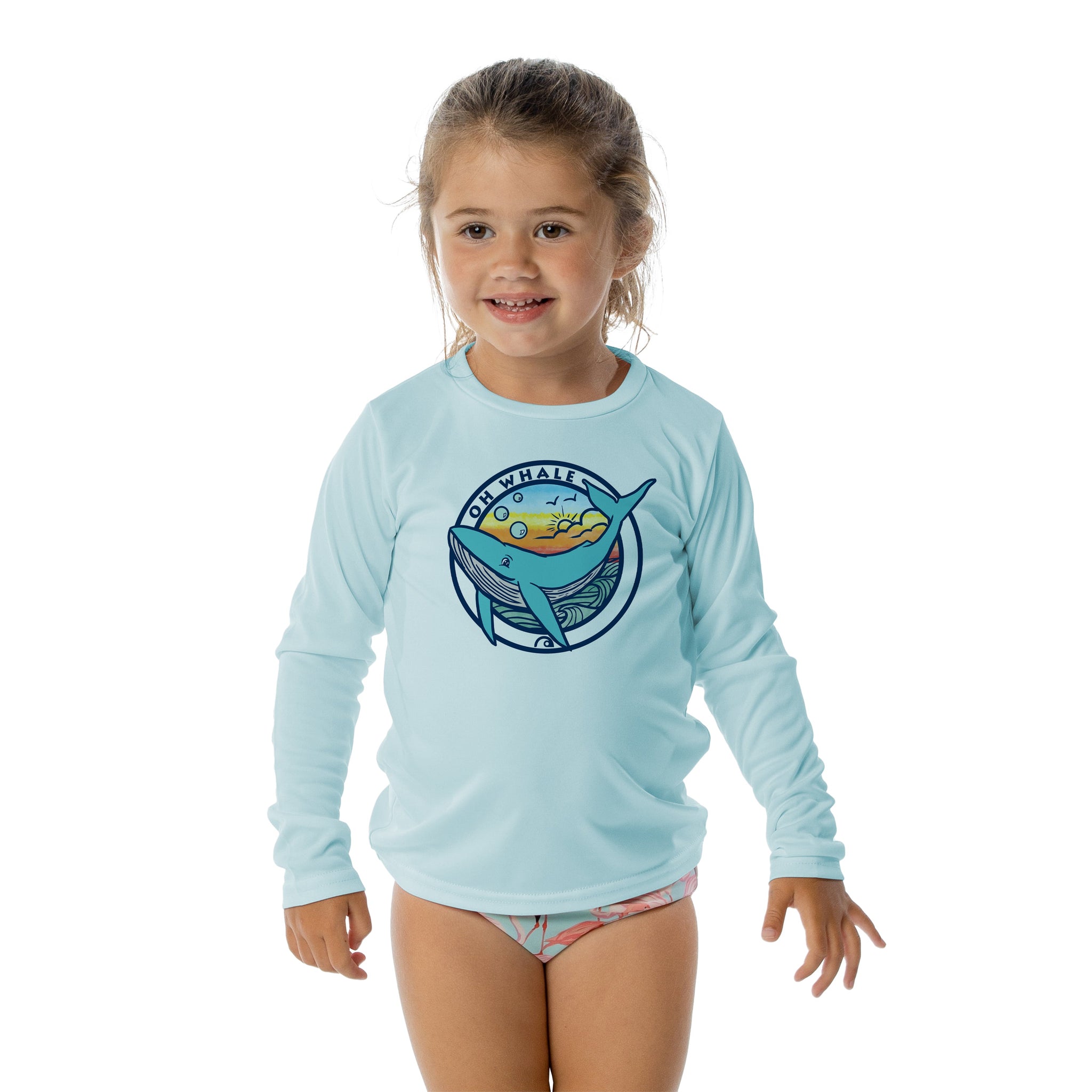 Toddler Oh Whale UPF 50+ Long Sleeve
