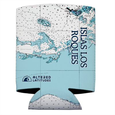 Altered Latitudes Los Roques Chart Standard Can Cooler (4-Pack)