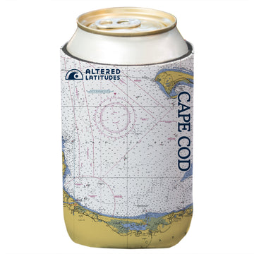 Cape Cod Chart Can Cooler (4-Pack)