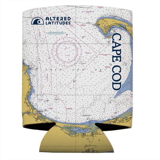 Cape Cod Chart Can Cooler (4-Pack)