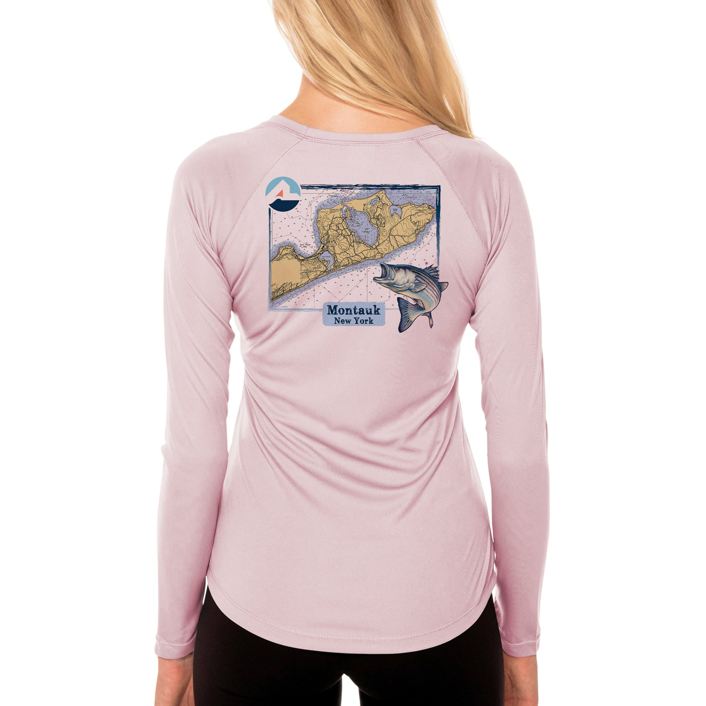 Fish Charts Montauk Women's UPF 50+ Long Sleeve T-Shirt
