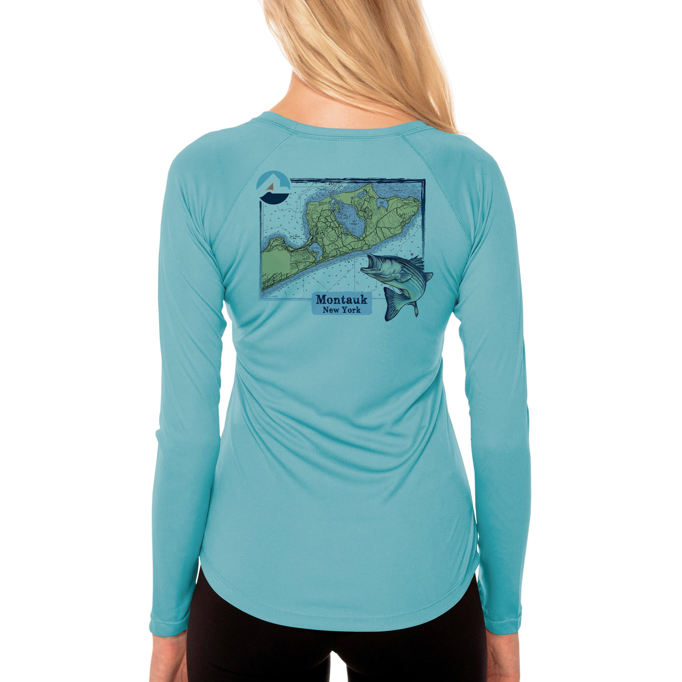 Fish Charts Montauk Women's UPF 50+ Long Sleeve T-Shirt