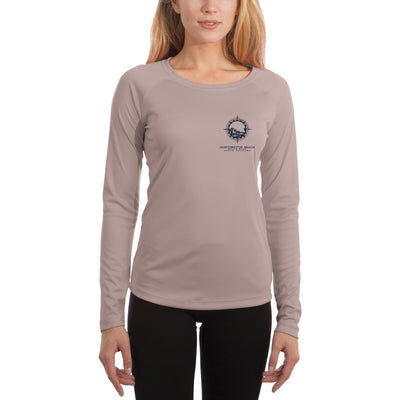 Compass Vintage Huntington Beach  Women's UPF 50+ Classic Fit Long Sleeve T-shirt