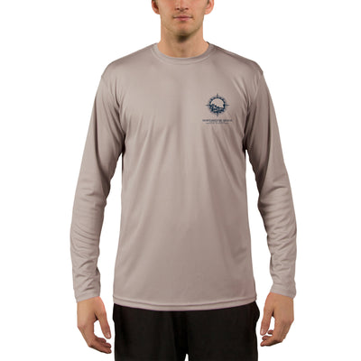 Compass Vintage Huntington Beach  Men's UPF 50+ Long Sleeve T-Shirt