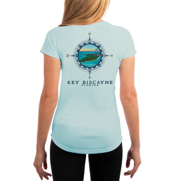 Compass Vintage Key Biscayne Women's UPF 50 Short Sleeve