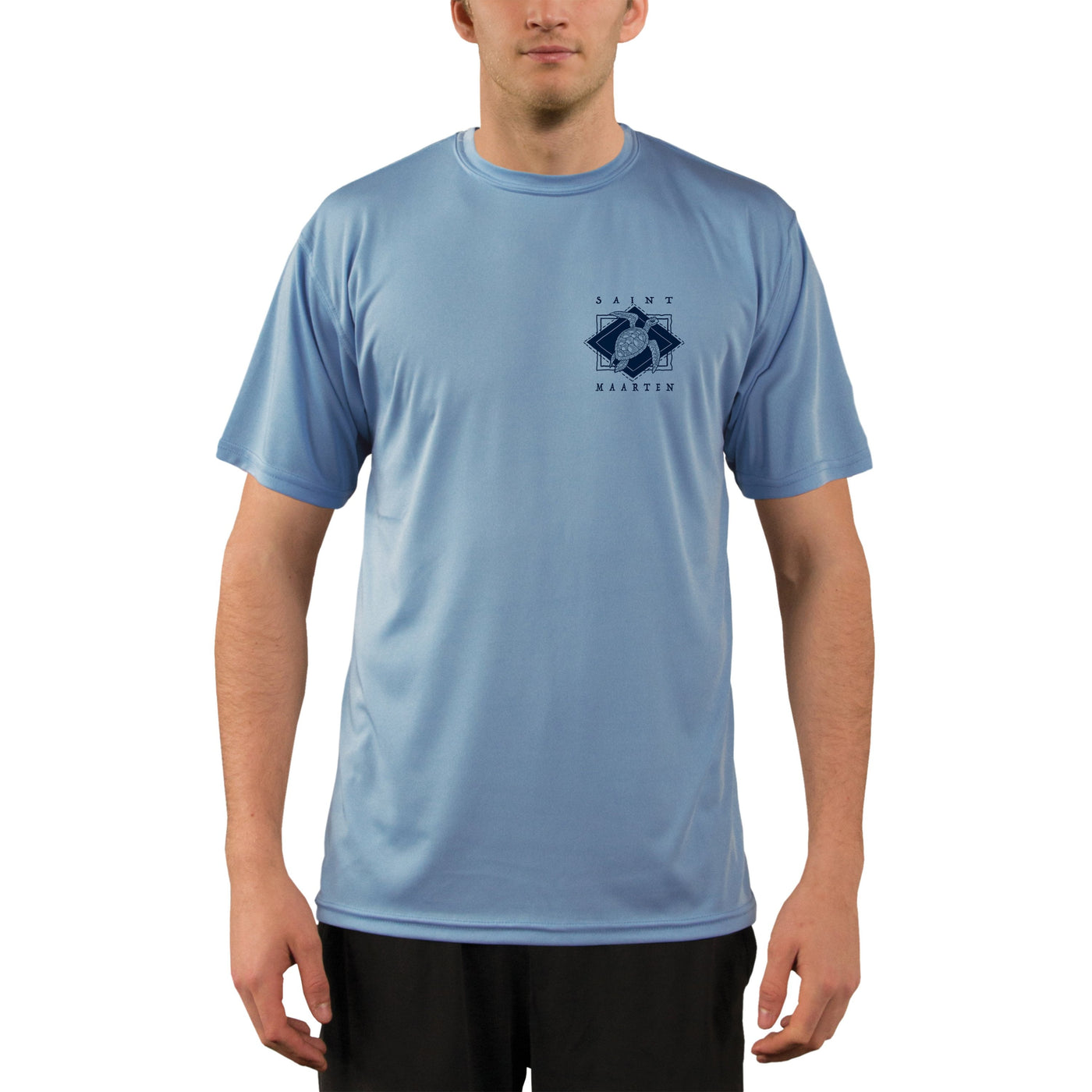Coastal Quads Saint Maarten Men's UPF 50+ Short Sleeve T-shirt