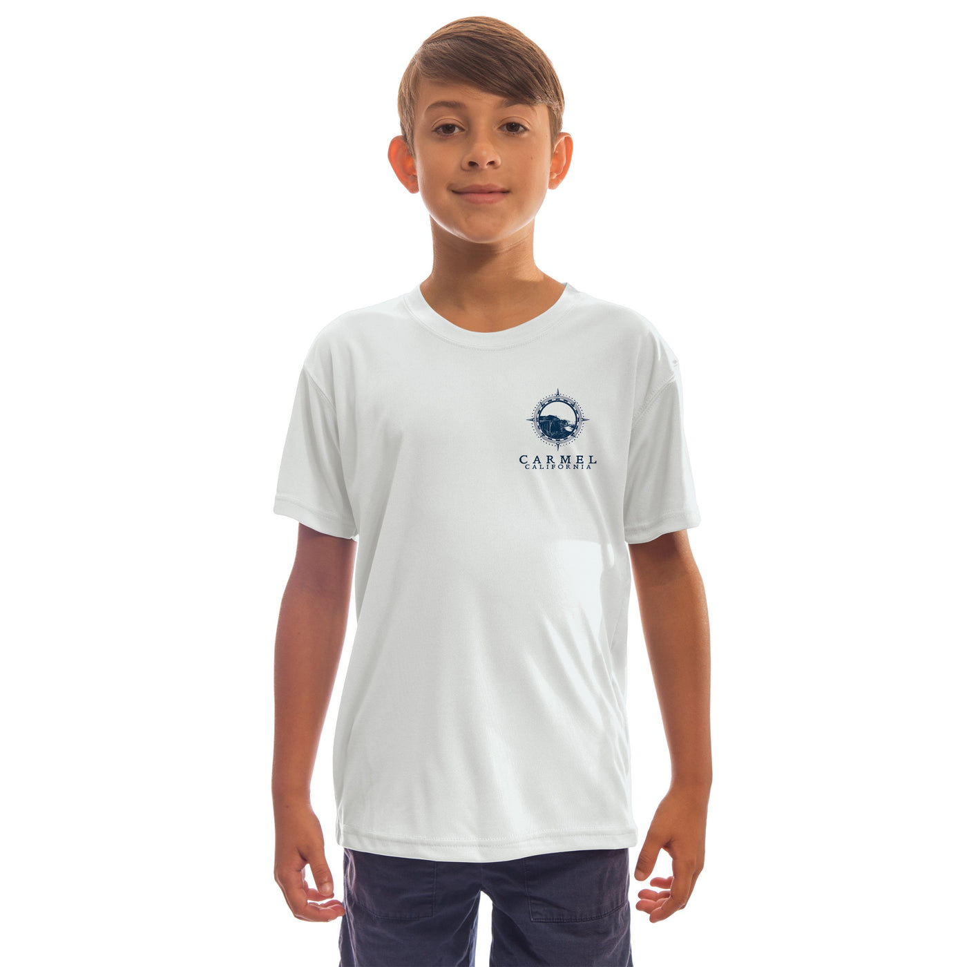 Compass Vintage Carmel Youth UPF 50+ UV/Sun Protection Long Sleeve T-Shirt