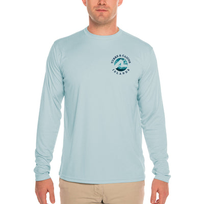 Fish Charts Turks & Caicos Men's UPF 50+ Long Sleeve T-Shirt