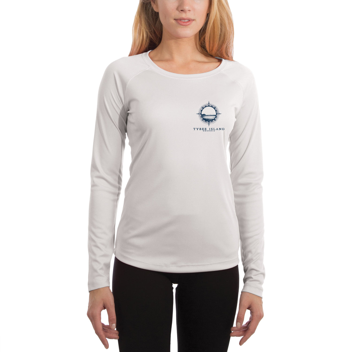 Compass Vintage Tybee Island Women's UPF 50+ Classic Fit Long Sleeve T-shirt