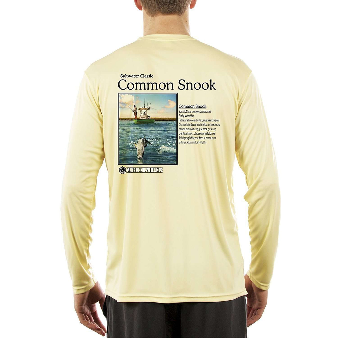 Saltwater Classic Snook Men's UPF 50+ Long Sleeve T-Shirt