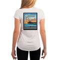 Vintage Destination Cocoa Beach Women's UPF 5+ UV Sun Protection Short Sleeve T-shirt - Altered Latitudes