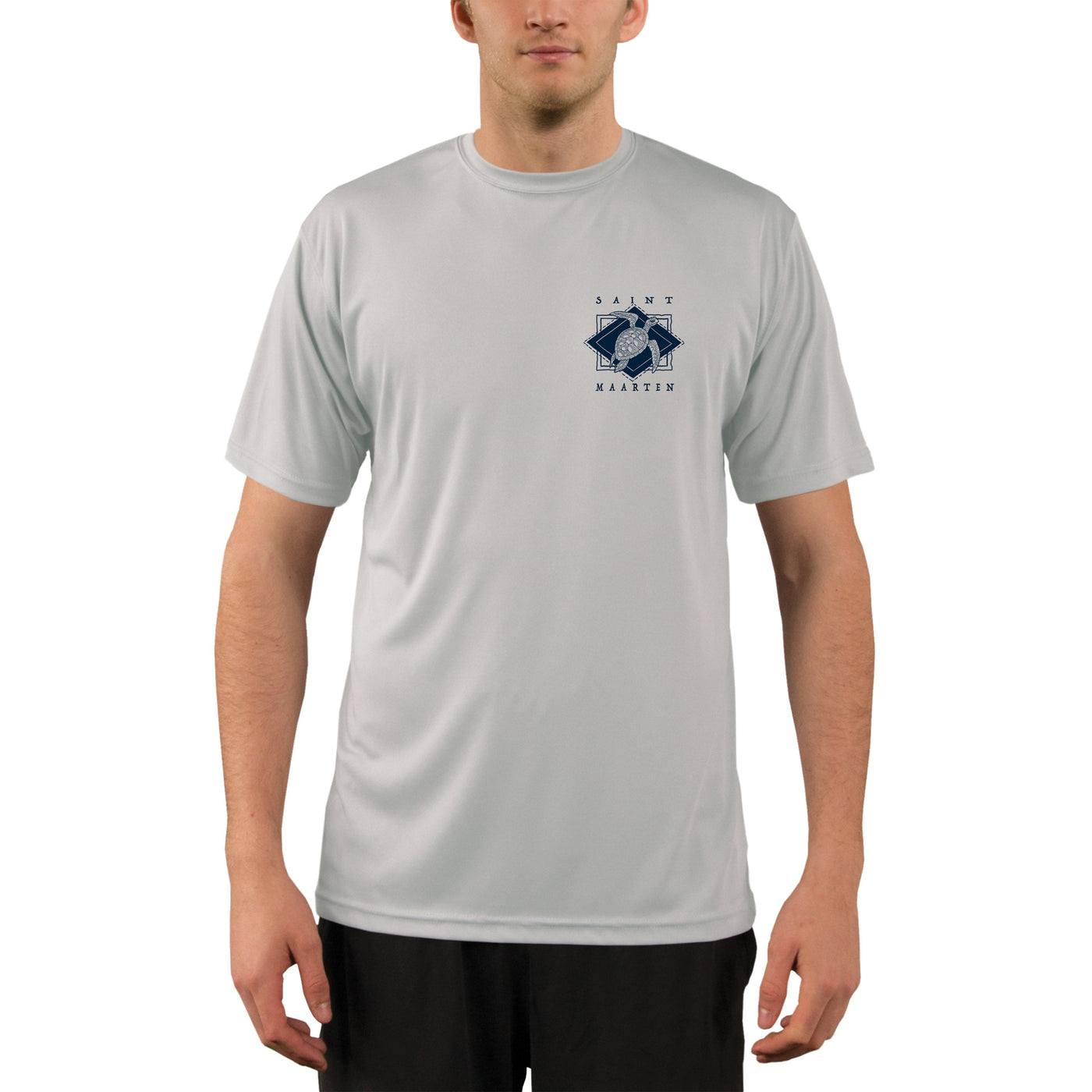 Coastal Quads Saint Maarten Men's UPF 50+ Short Sleeve T-shirt