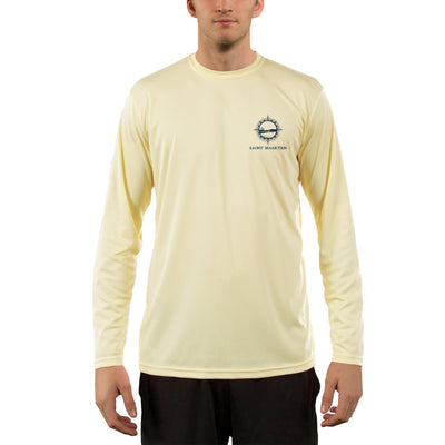 Compass Vintage Saint Maarten Men's UPF 50+ Long Sleeve T-Shirt
