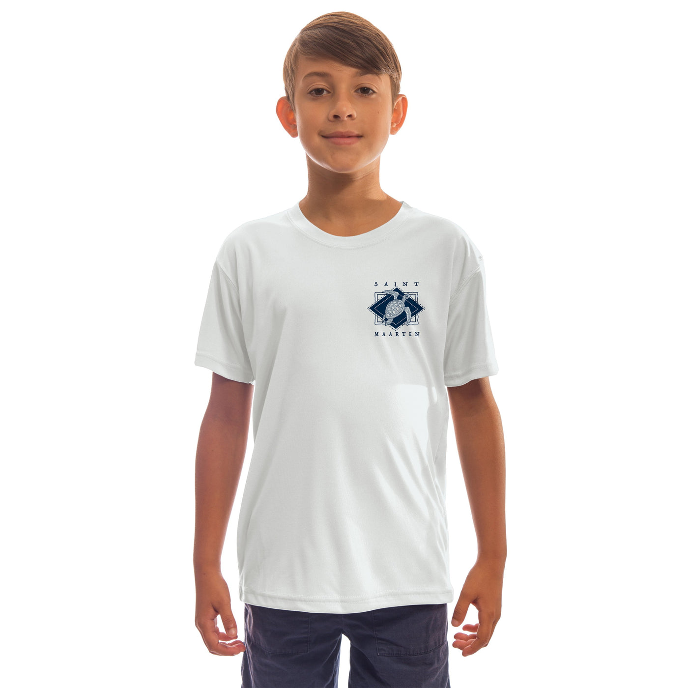 Coastal Quads Saint Maarten Youth UPF 50+ UV/Sun Protection Long Sleeve T-Shirt