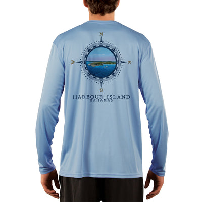 Compass Vintage Harbour Island Men's UPF 50+ Long Sleeve T-Shirt