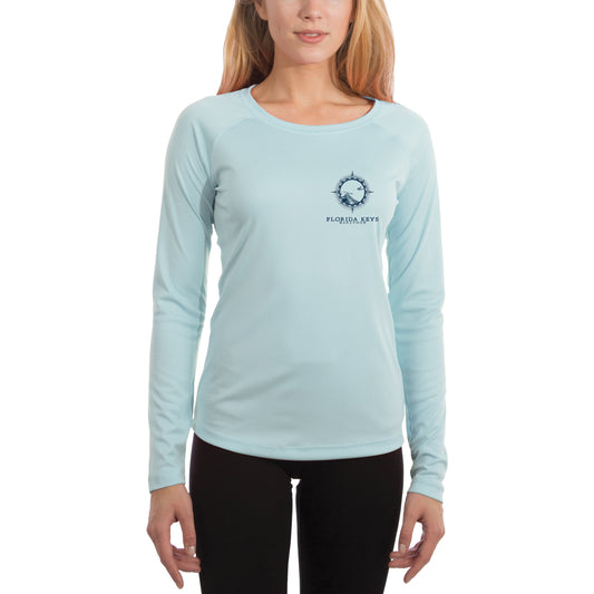 Compass Vintage Florida Keys Women's UPF 50 Long Sleeve