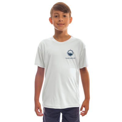 Compass Vintage Charleston Youth UPF 50+ UV/Sun Protection Long Sleeve T-Shirt
