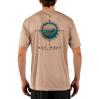 Compass Vintage Key West Men's UPF 50+ Short Sleeve T-shirt