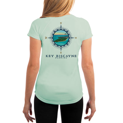 Compass Vintage Key Biscayne Women's UPF 50+ Short Sleeve T-shirt