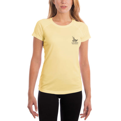Vintage Destination Outer Banks Women's UPF 5+ UV Sun Protection Short Sleeve T-shirt - Altered Latitudes