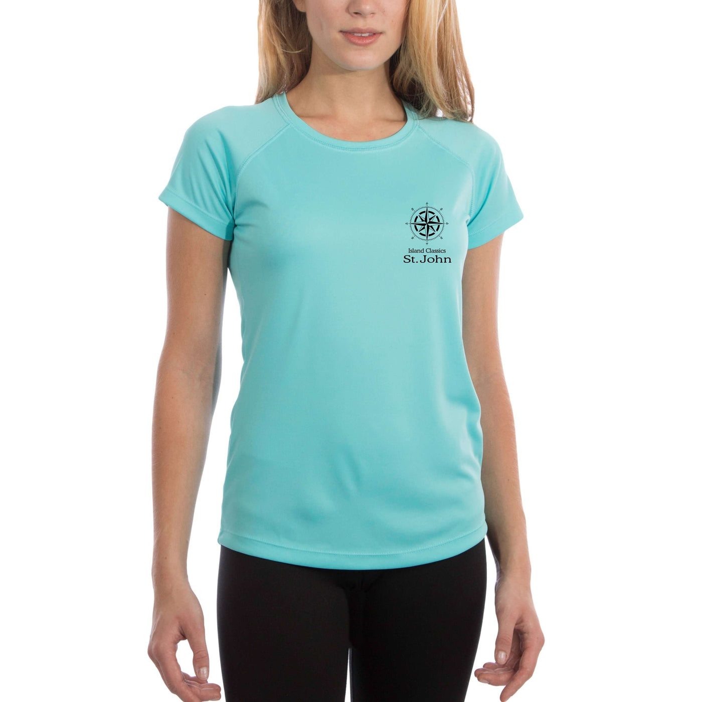 Island Classics St. John Women's UPF 50+ UV Sun Protection Classic Fit Short Sleeve T-shirt