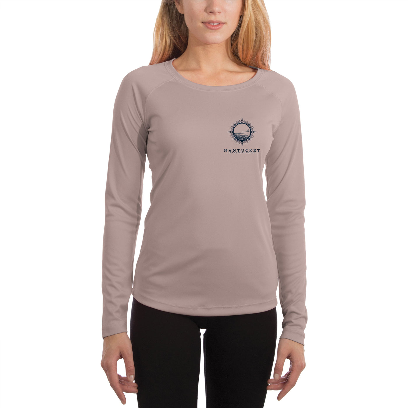 Compass Vintage Nantucket Women's UPF 50+ Long Sleeve T-shirt