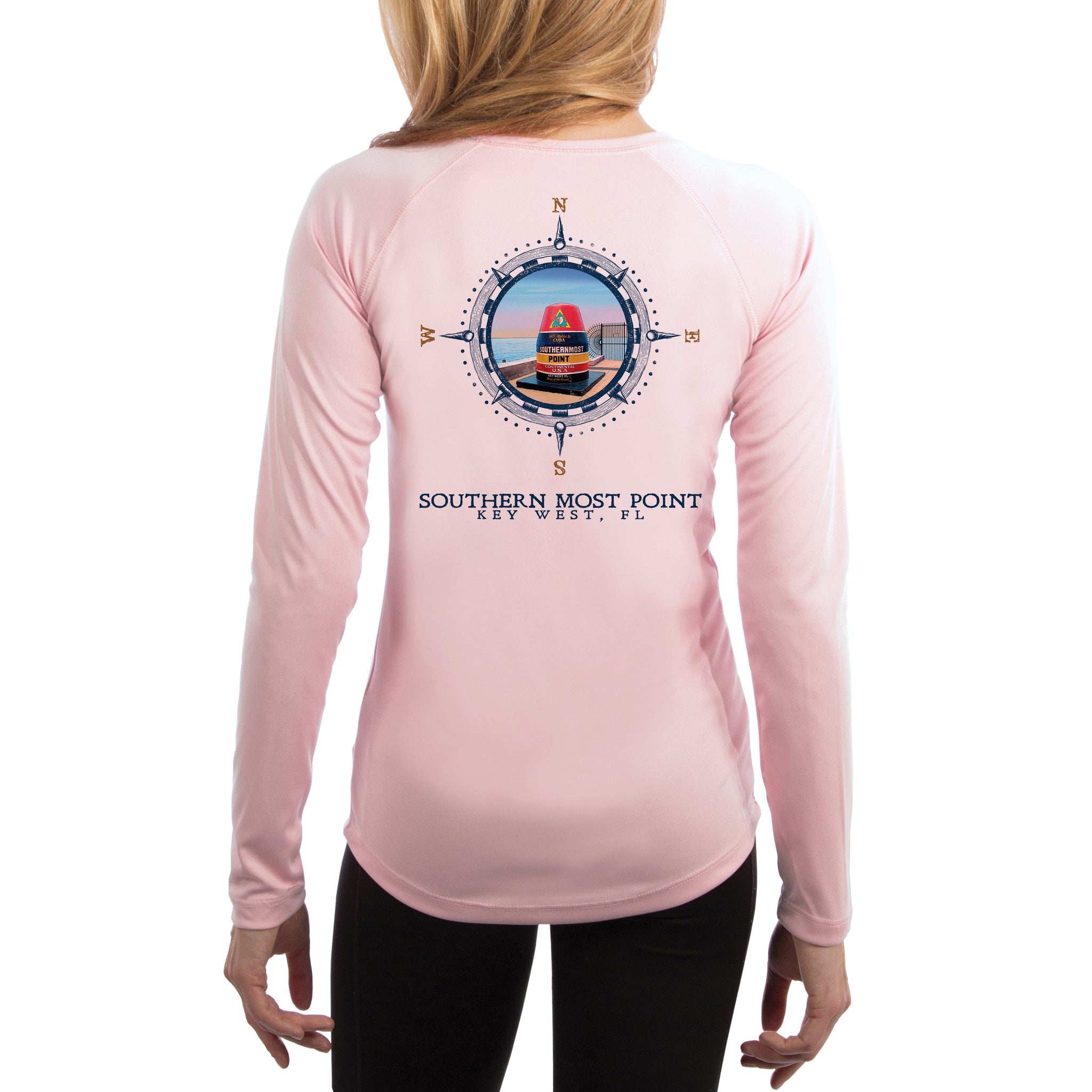 Compass Vintage Southern Most Point Women's UPF 50 Long Sleeve