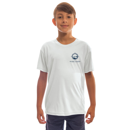 Compass Vintage Grand Cayman Youth UPF 50 Long Sleeve