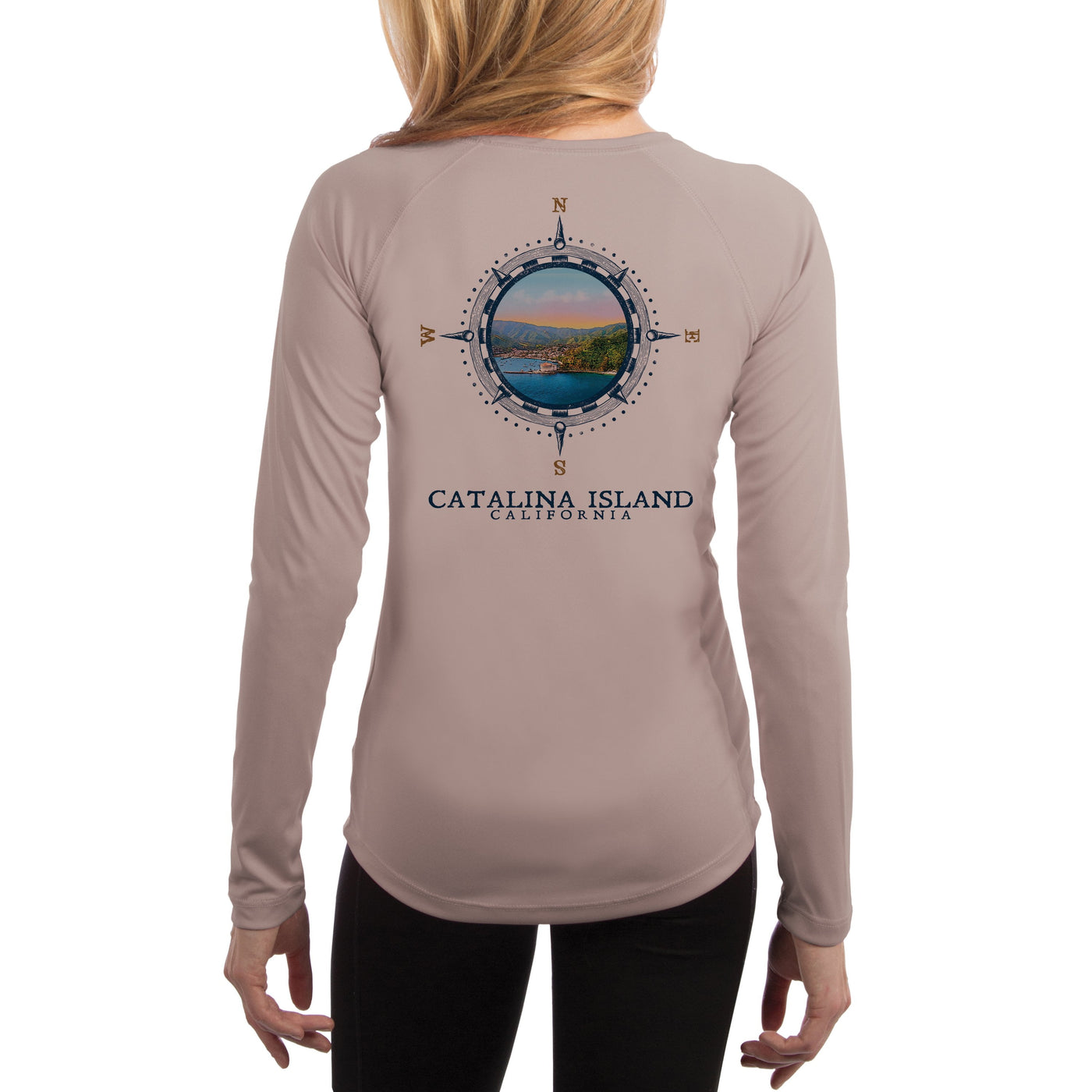 Compass Vintage Catalina Island Women's UPF 50+ Long Sleeve T-shirt