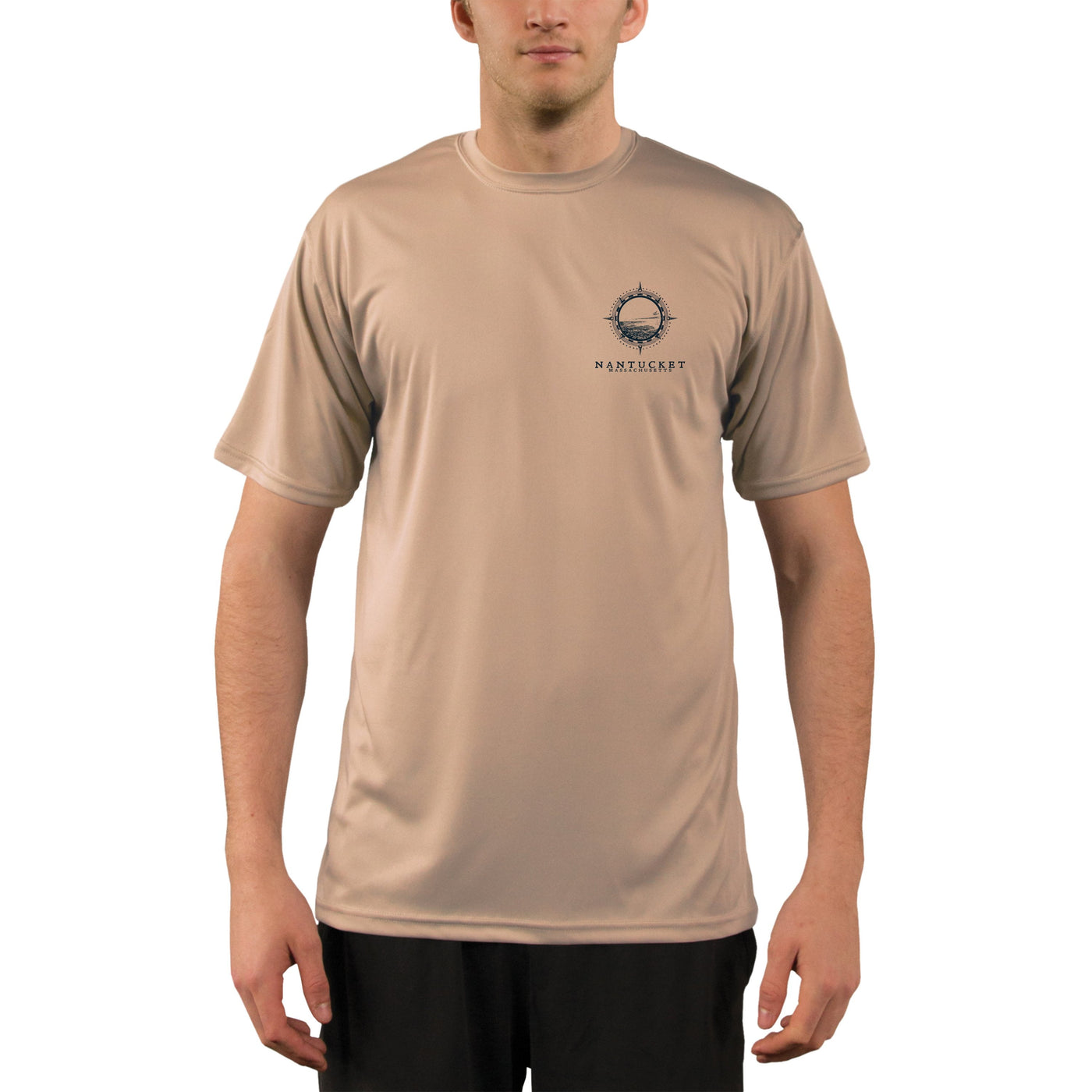 Compass Vintage Nantucket Men's UPF 50+ Short Sleeve T-shirt