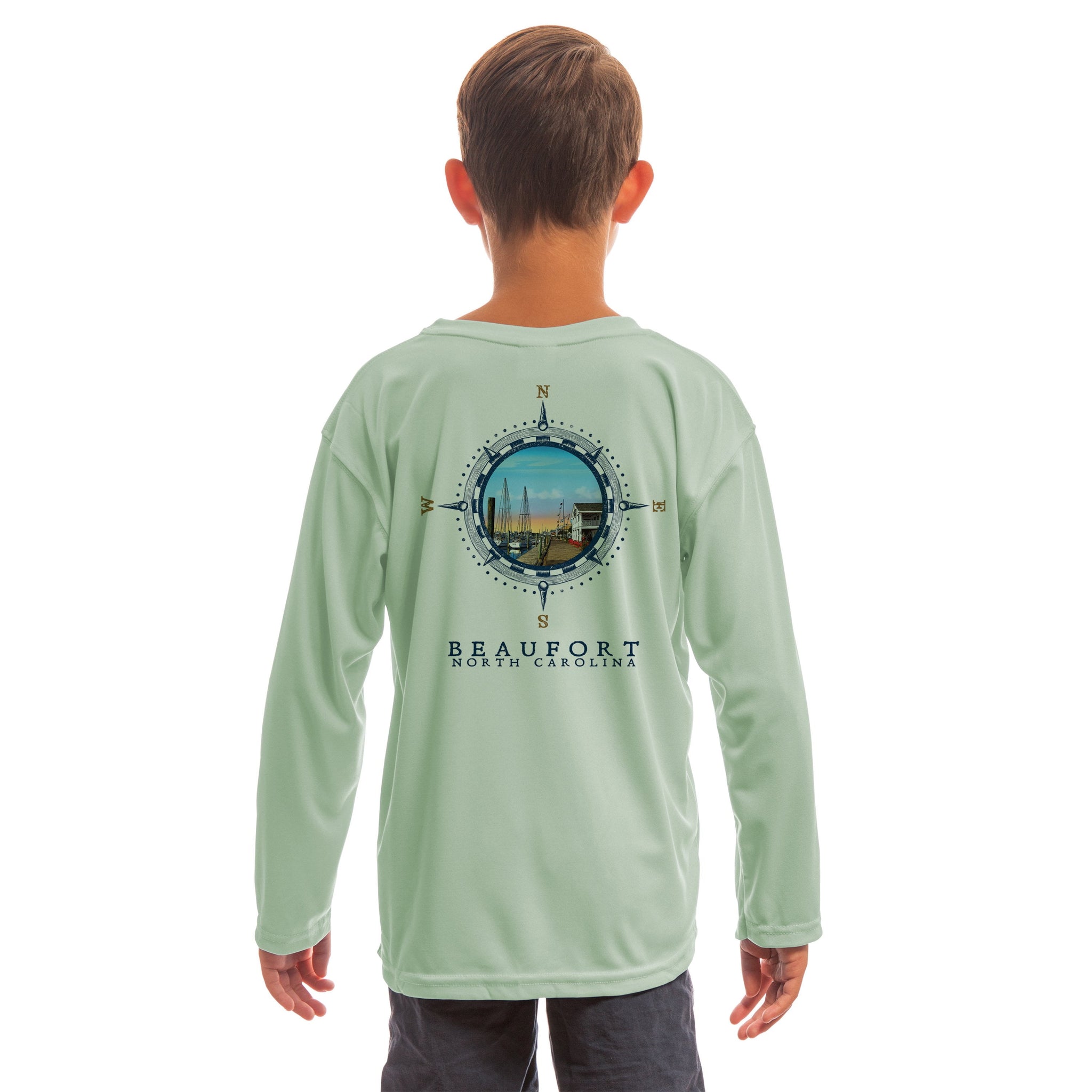 Compass Vintage Beaufort Youth UPF 50 Long Sleeve