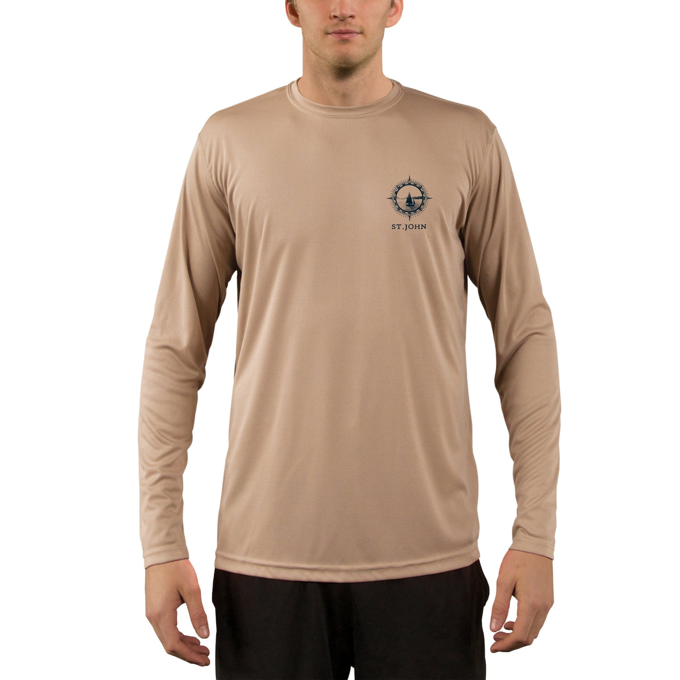 Compass Vintage St.John Men's UPF 50+ Long Sleeve T-Shirt