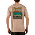 Vintage Destination Paradise Island Men's UPF 5+ UV Sun Protection Short Sleeve T-shirt - Altered Latitudes
