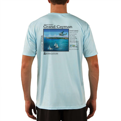 Island Classics Grand Cayman Men's UPF 50+ UV Sun Protection Short Sleeve T-shirt