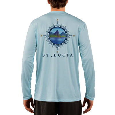 Compass Vintage St.Lucia Men's UPF 50+ Long Sleeve T-Shirt