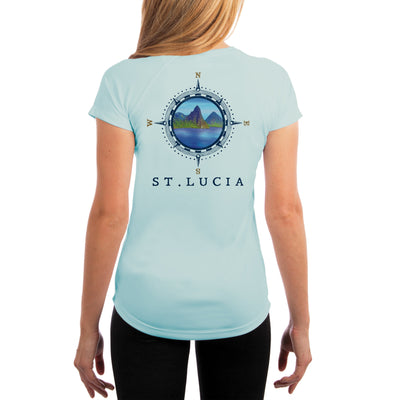 Compass Vintage St.Lucia Women's UPF 50+ Short Sleeve T-shirt